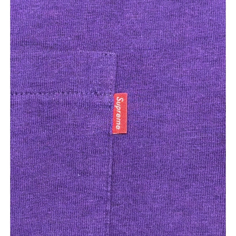 2 Supreme Small Box Logo Tee Shirts Teal Blue & Royal‎ Purple Men's Size M - Picture 10 of 14